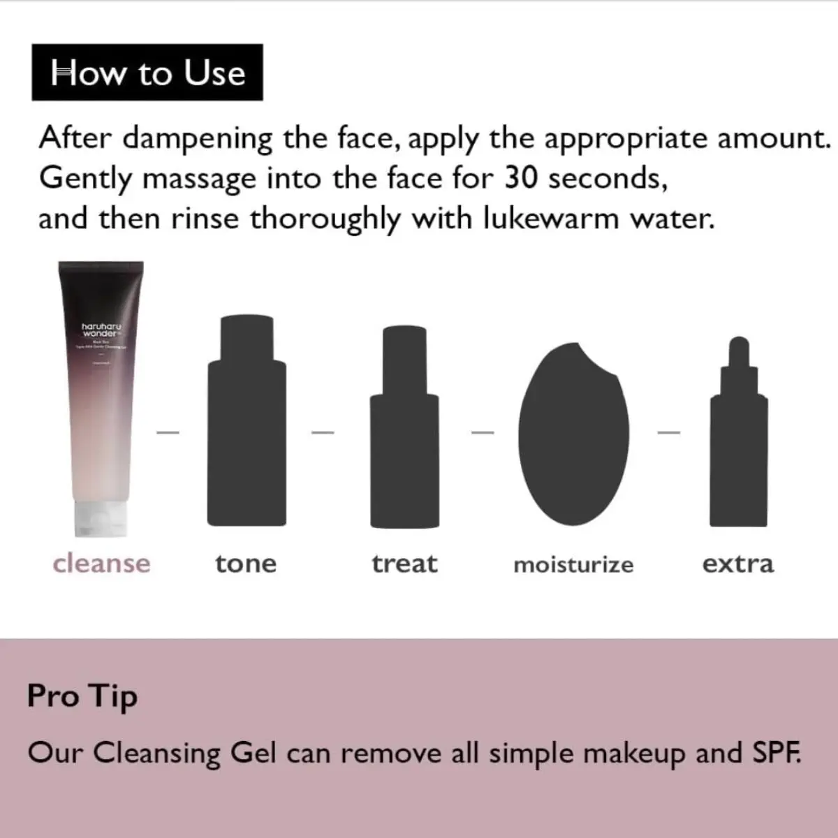 Black Rice Triple AHA Gentle Cleansing Gel 100mL - Image 5