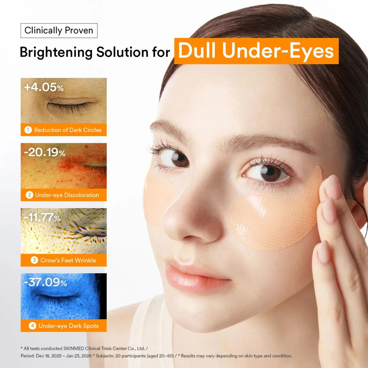 Glutathione Kojic Acid Eye Patch Vita Jelly 60pcs - Image 5